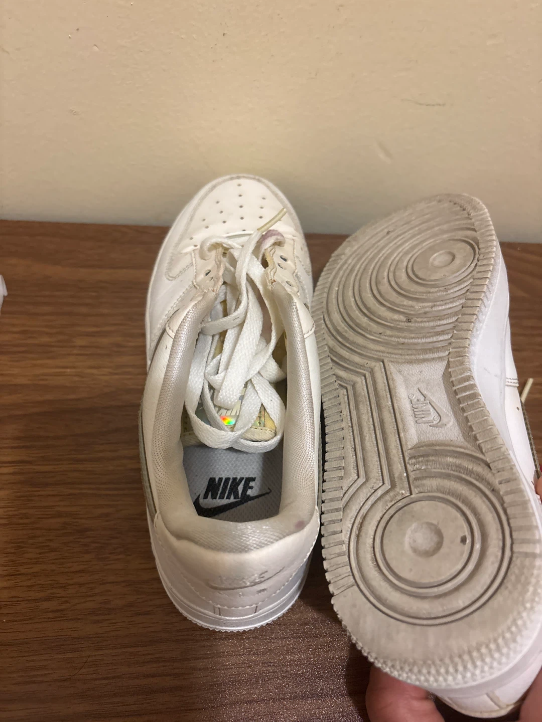 Nike Air Force 1 White Sneakers - photo 3