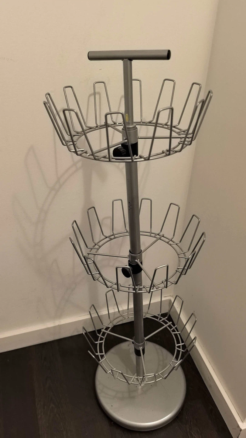 3-Tier Rotating Shoe Rack/Storage Tree ⚽