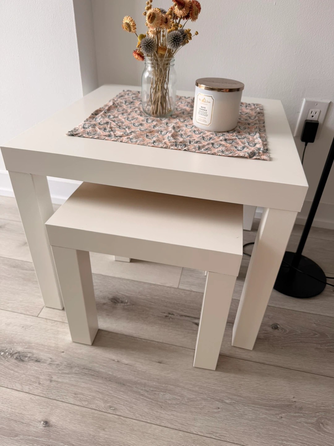 White Nesting Tables