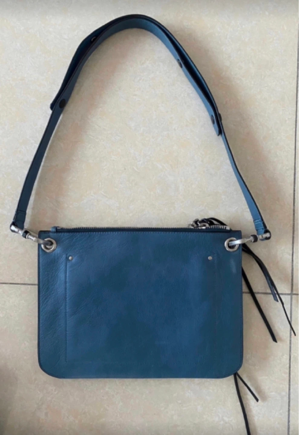 Calvin Klein Blue Leather Crossbody Bag⚽️ - photo 2