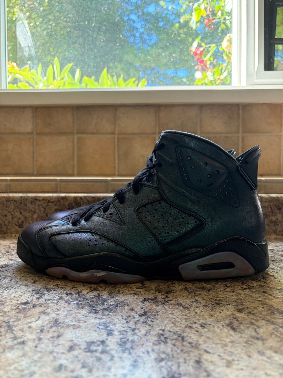 Air Jordan 6 Retro Black Sneakers - photo 3