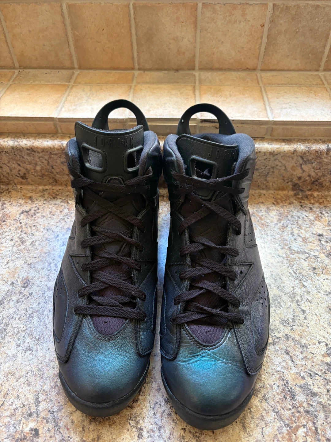 Air Jordan 6 Retro Black Sneakers - photo 4