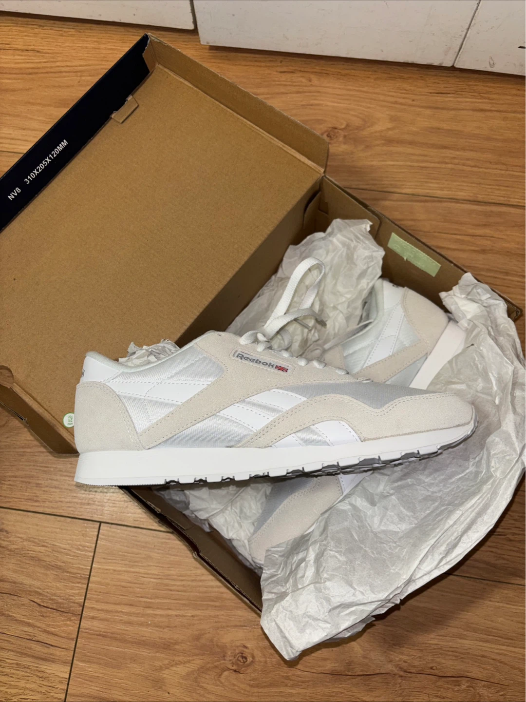 Reebok CL Nylon Running Shoes - White/Grey - photo 2
