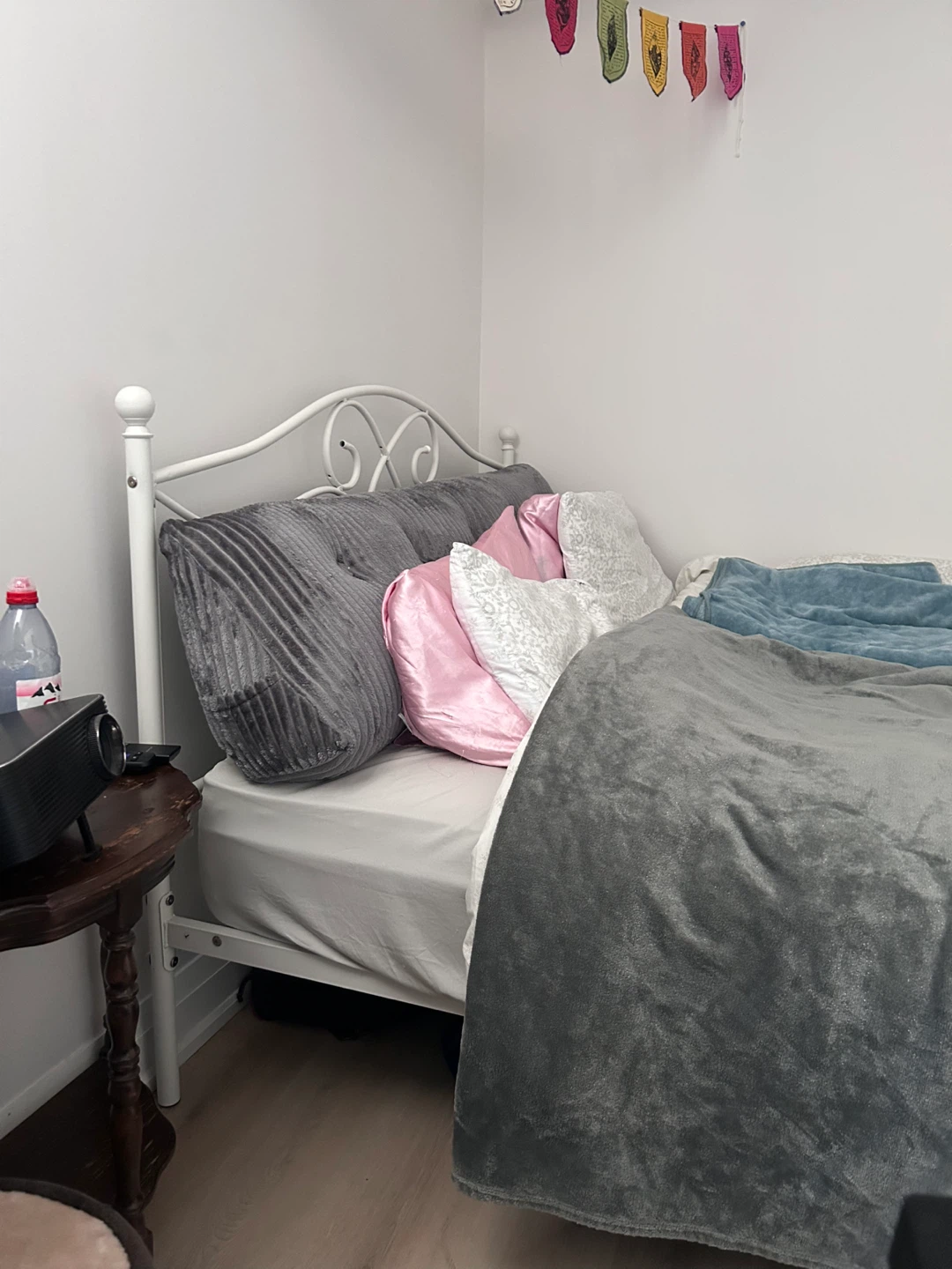 Queen size metal bed frame