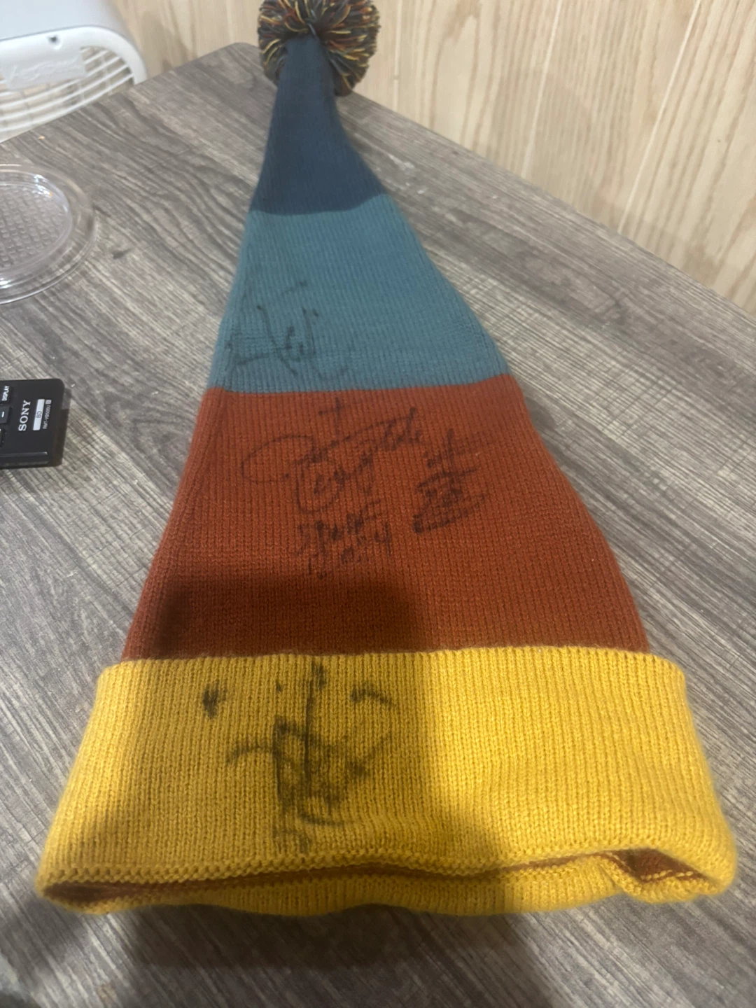 ZAKK WYLDE + JD zakk sabbath signed  Hogwart hat