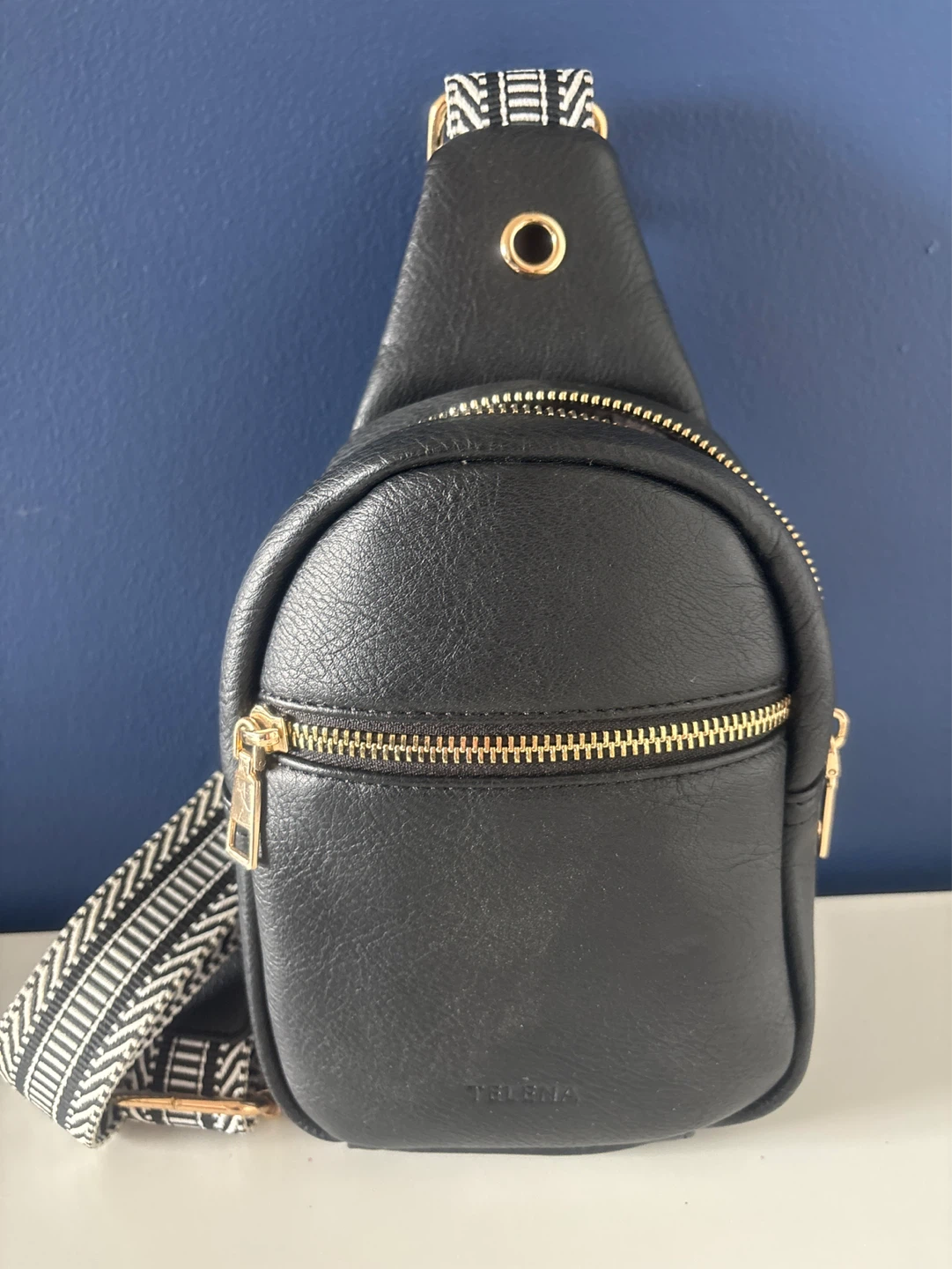 Black Crossbody Sling Bag