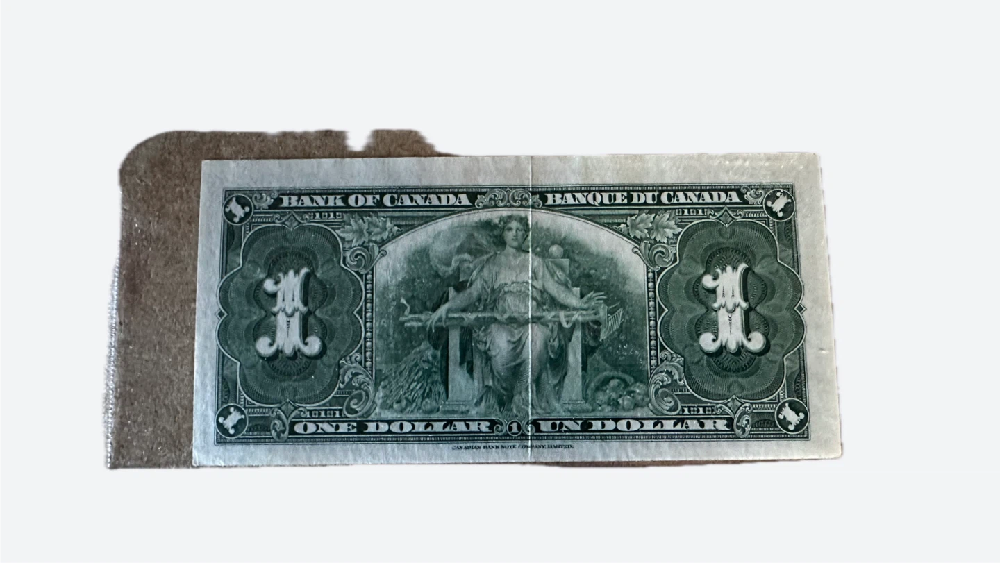 Bank of Canada $1 Dollar Bill - photo 2