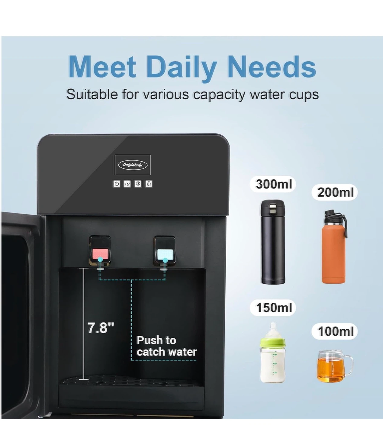 Bottom Loading Water Dispenser - Hot/Cold/Room Temp - photo 4