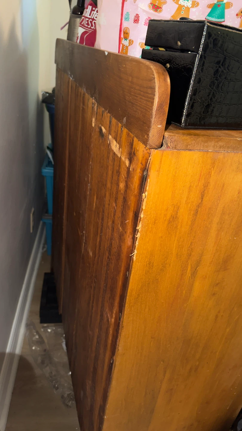 Wooden Dresser with 4 Drawers - photo 3