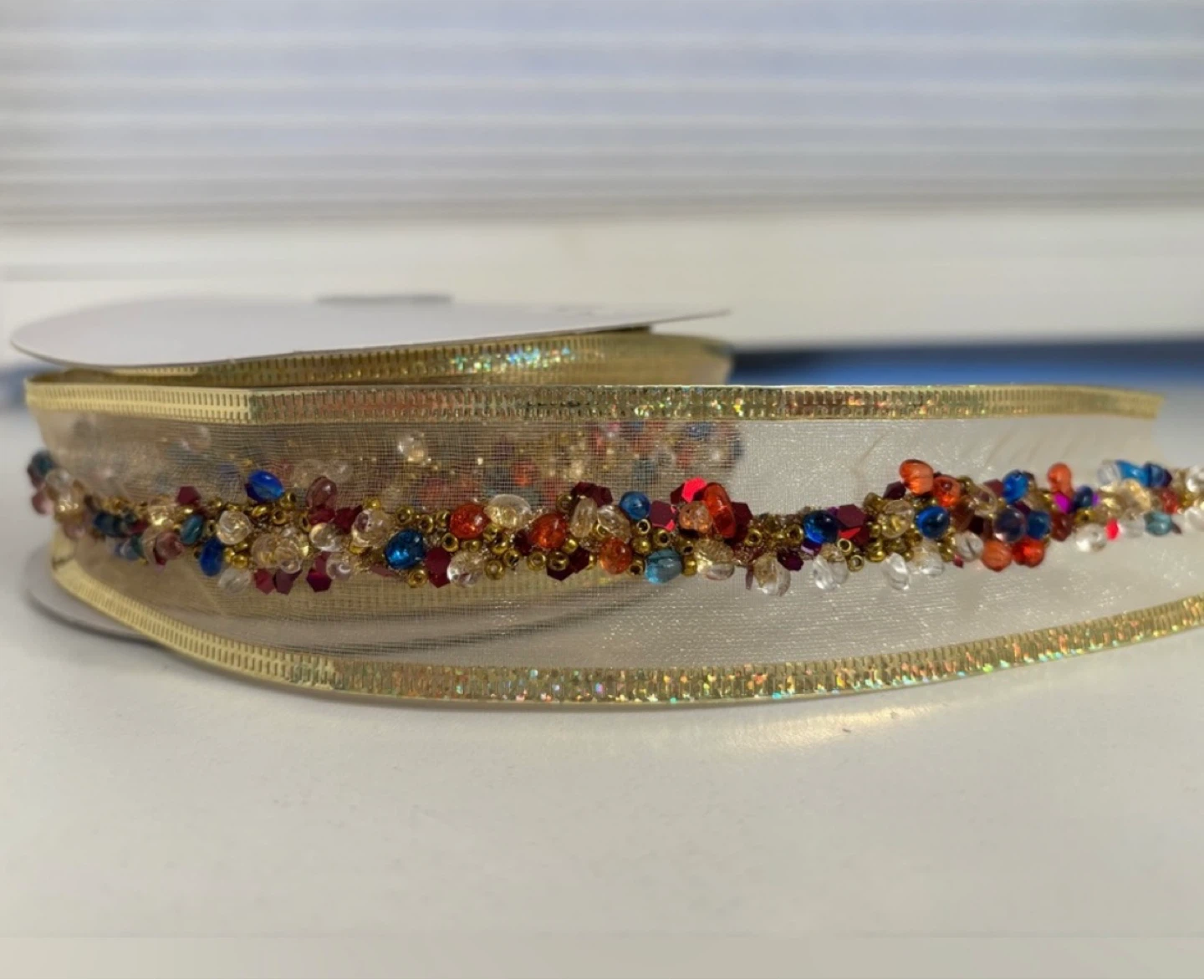 ⚽️Decorative Ribbon with Beads - photo 2