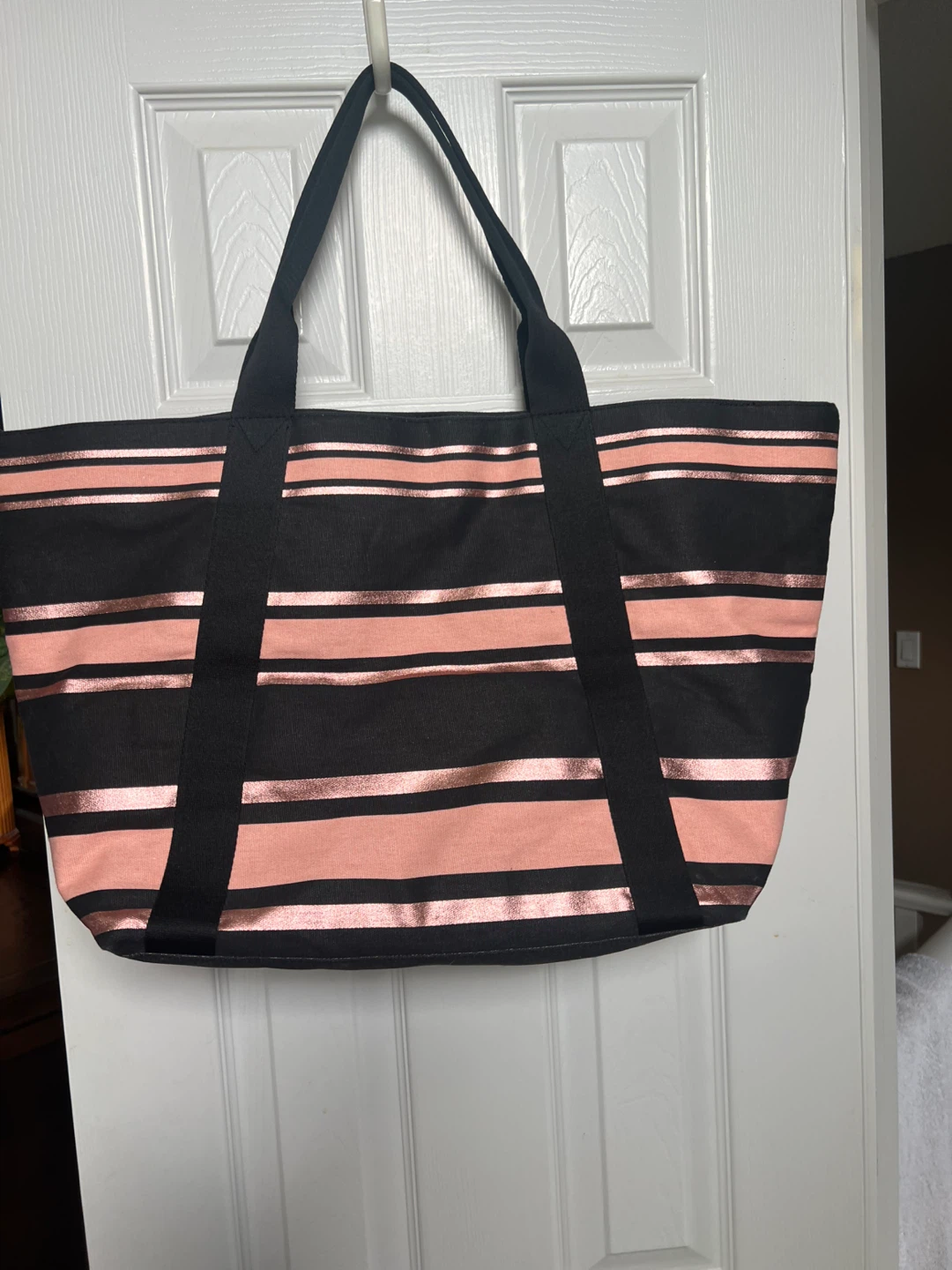 Victoria's Secret Striped Tote Bag - photo 2