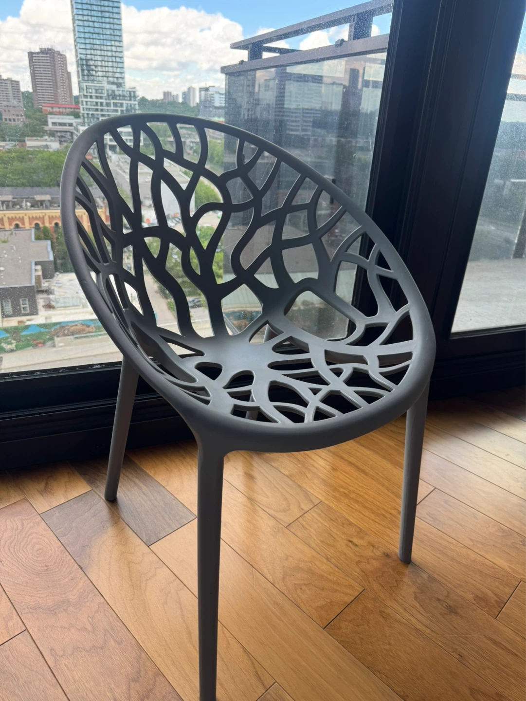 Grey Modern Accent Chair