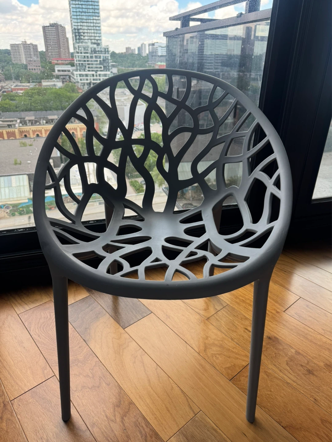 Grey Modern Accent Chair - photo 3