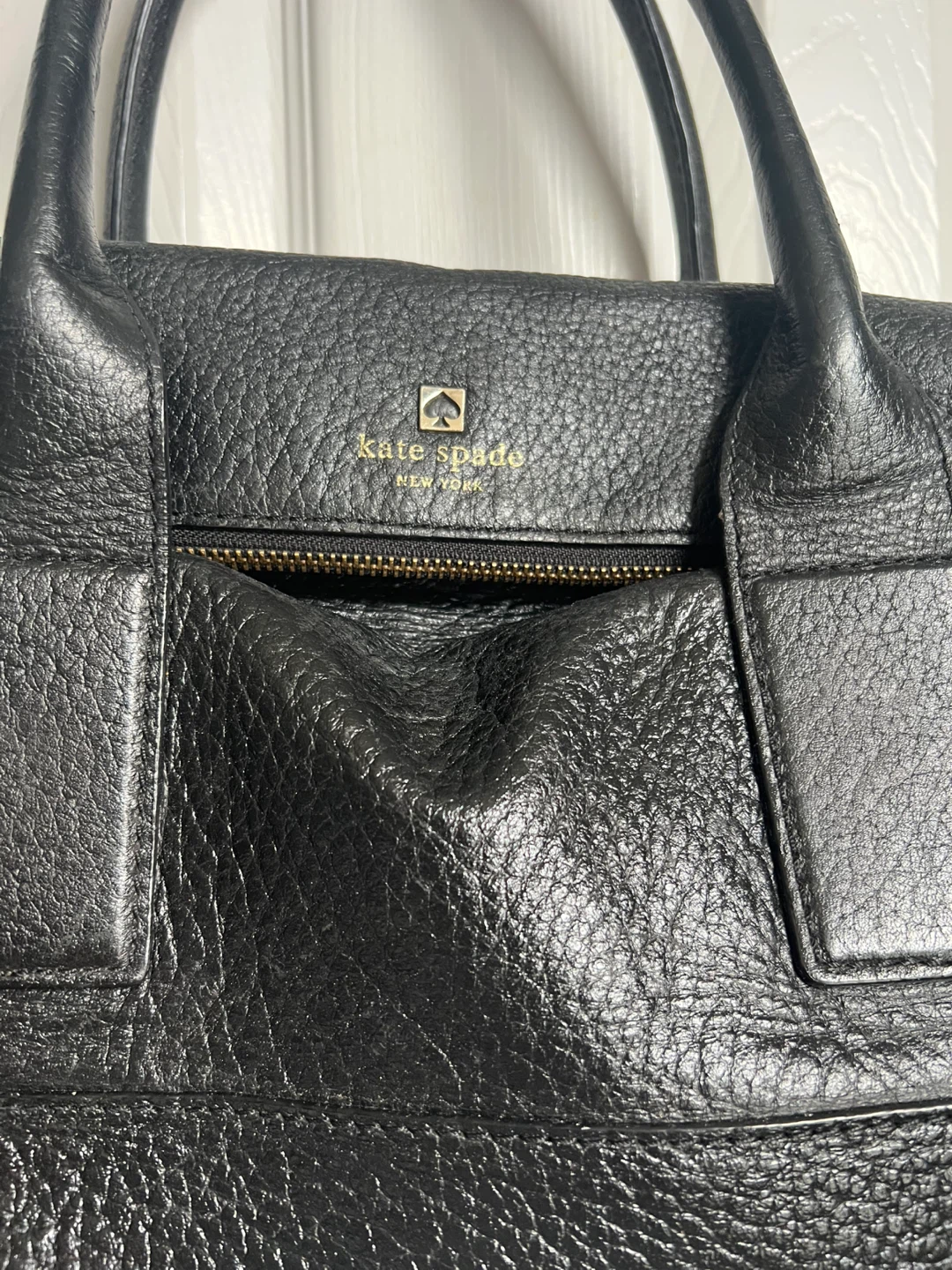 Kate Spade Black Leather Satchel Handbag - photo 2