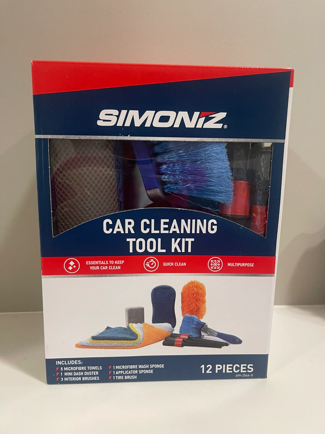 Simoniz Car Cleaning Tool Kit - 12 Pieces