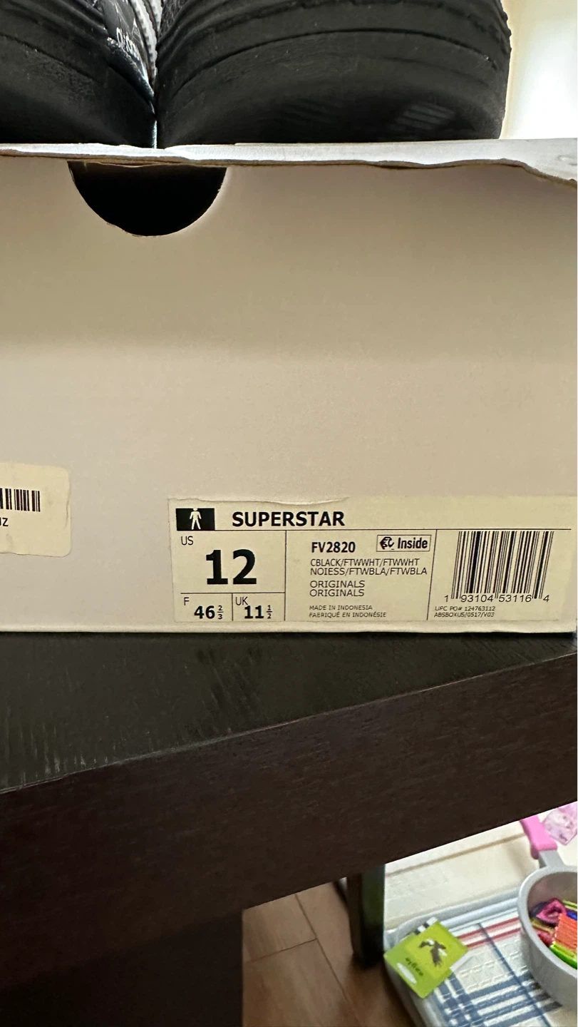 Adidas Superstar Men's Shoes Size 12 - photo 5