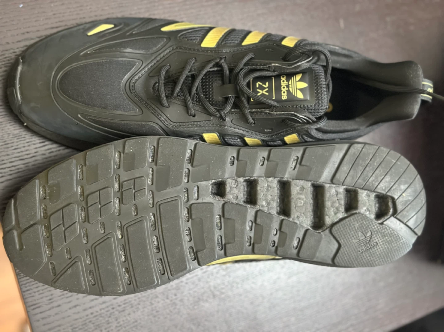 Adidas ZX 2K Boost Sneakers Black & Gold - photo 4