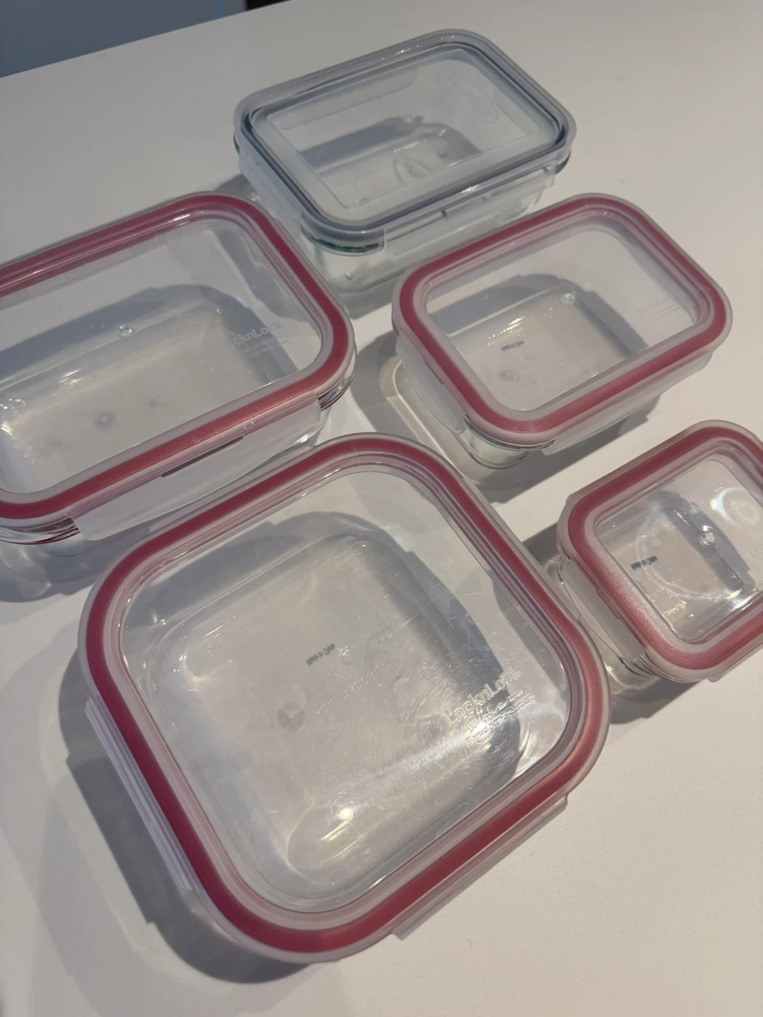 Glass Food Containers Set