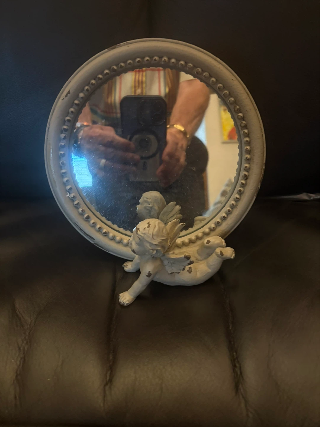 ⚽️Decorative Cherub Mirror - photo 2