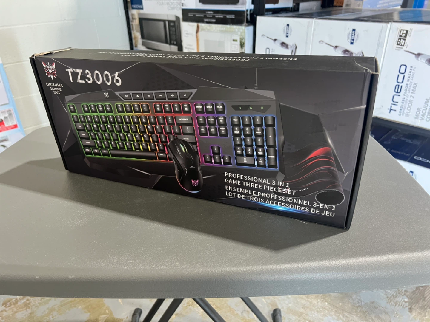ONIKUMA TZ3006 Professional 3-in-1 Gaming Keyboard and Mouse Set