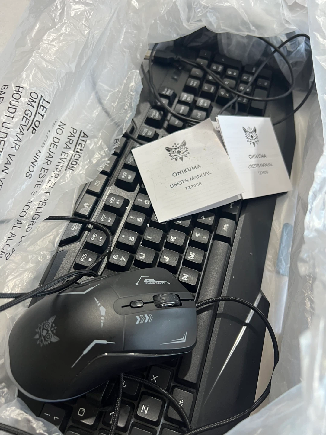 ONIKUMA TZ3006 Professional 3-in-1 Gaming Keyboard and Mouse Set - photo 2