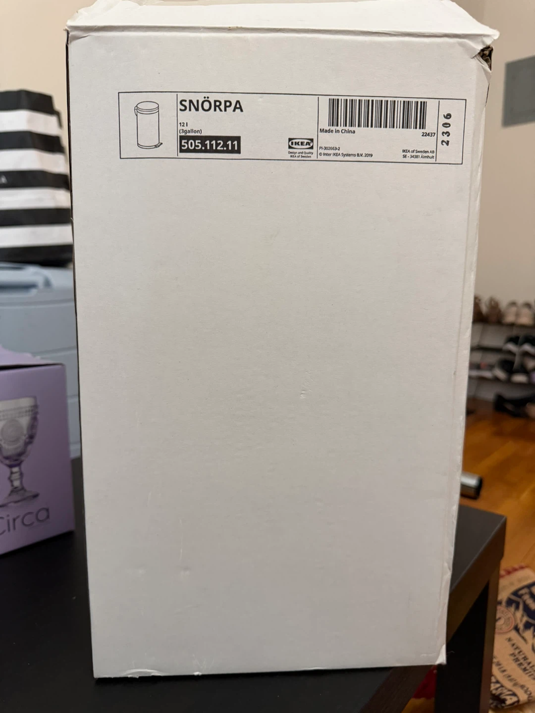 IKEA SNÖRPPA 12L Step Trash Can - photo 3