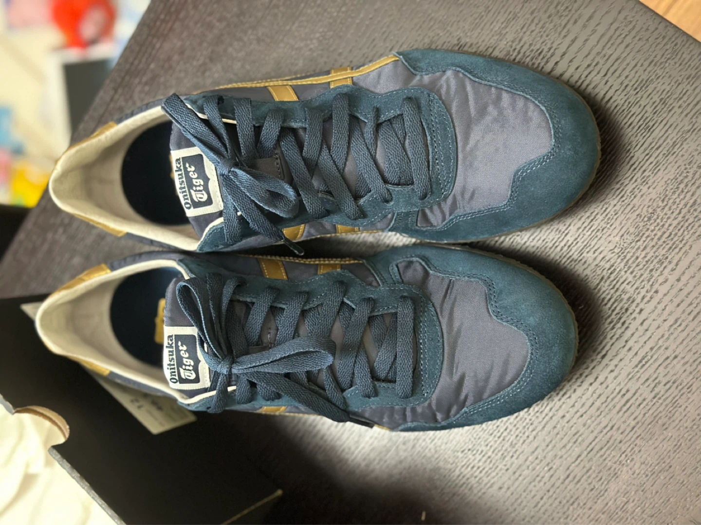 Onitsuka Tiger Sneakers - Blue/Gold - photo 2