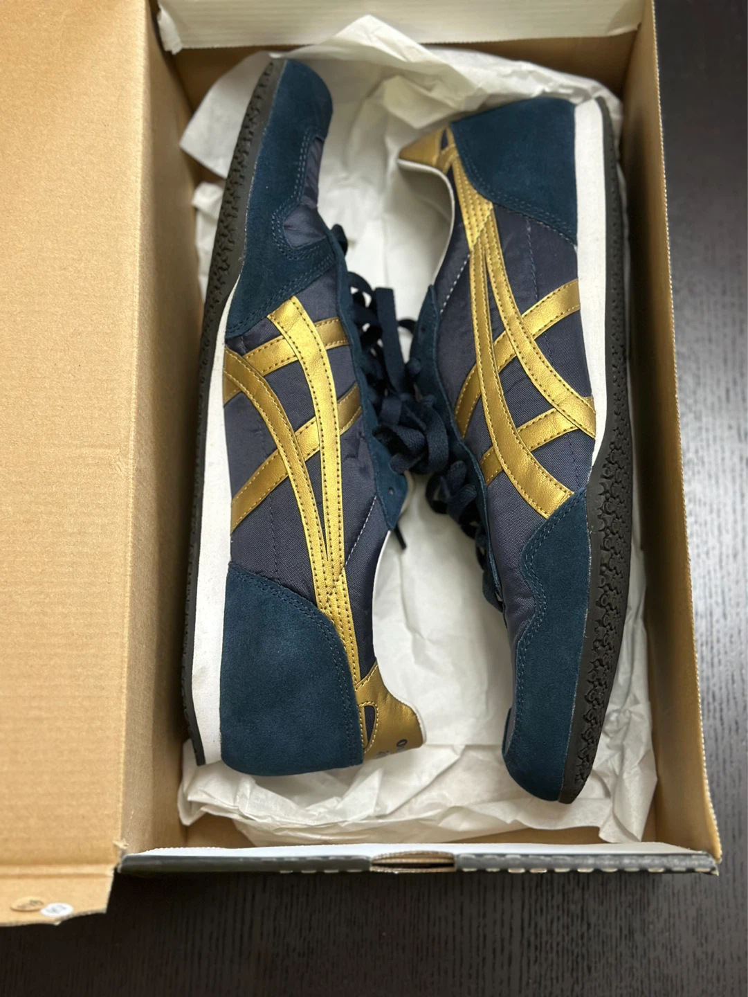 Onitsuka Tiger Sneakers - Blue/Gold - photo 3