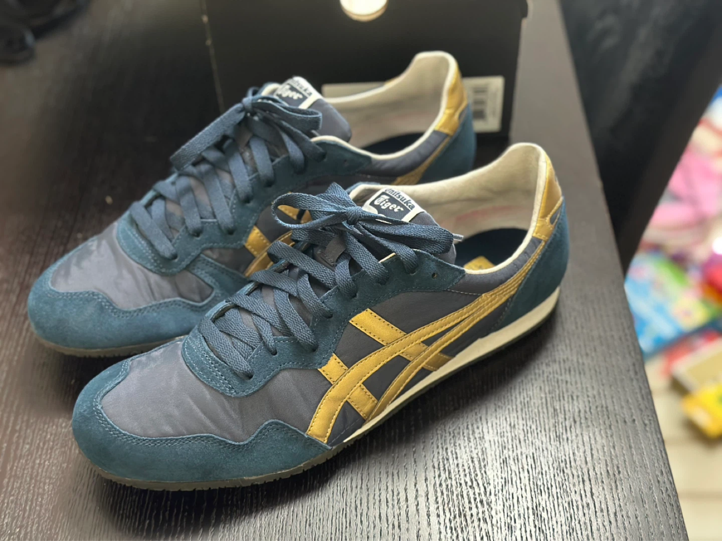 Onitsuka Tiger Sneakers - Blue/Gold - photo 4