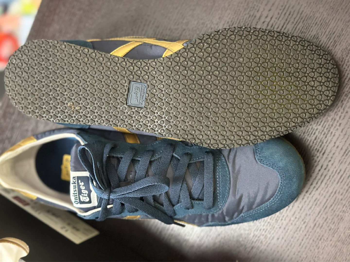 Onitsuka Tiger Sneakers - Blue/Gold