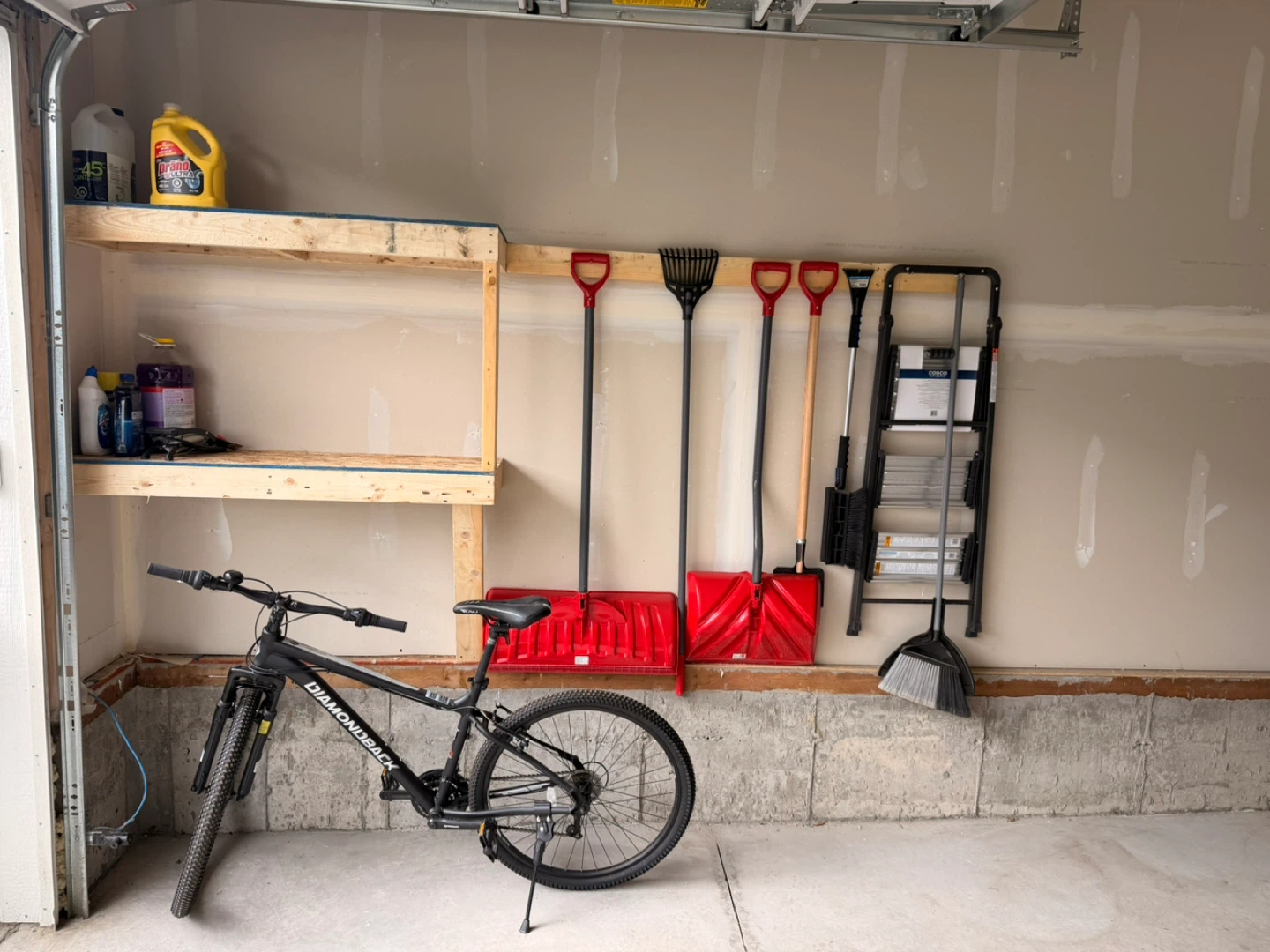 Wooden Garage Shelving Unit