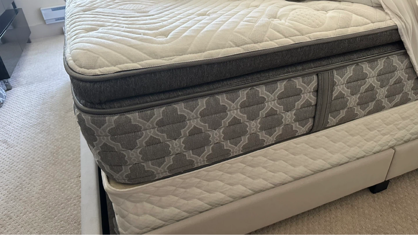 Bed frame + Sealy Optimum Posturepedic King Mattress - photo 3