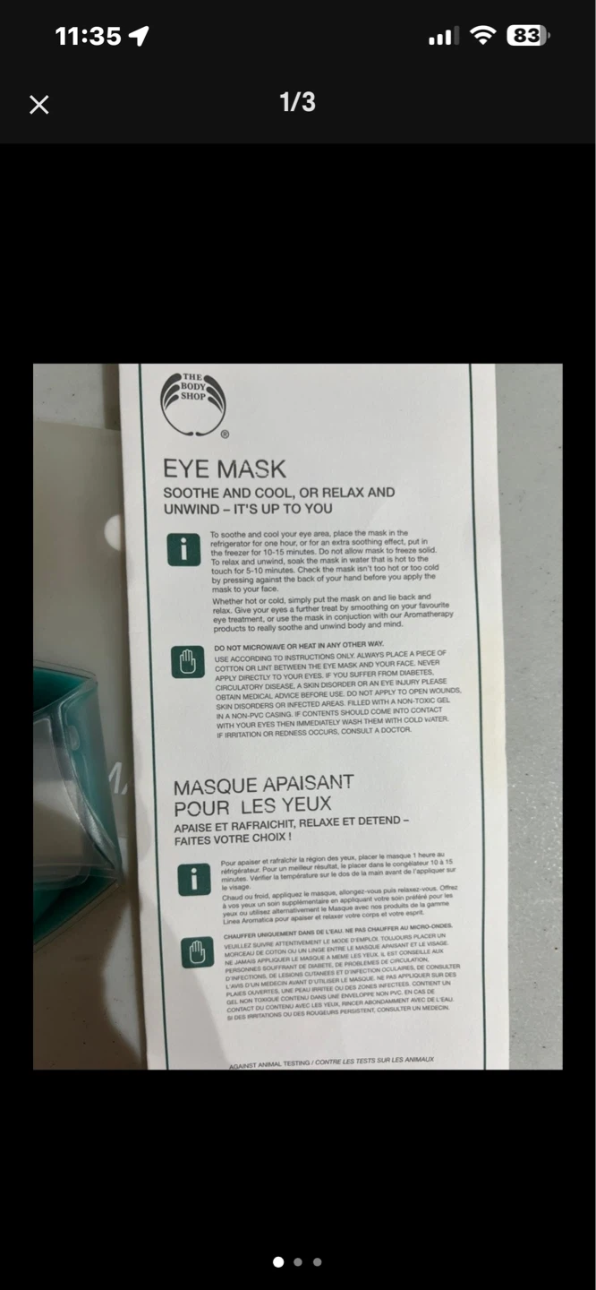 The Body Shop Eye Mask - photo 3