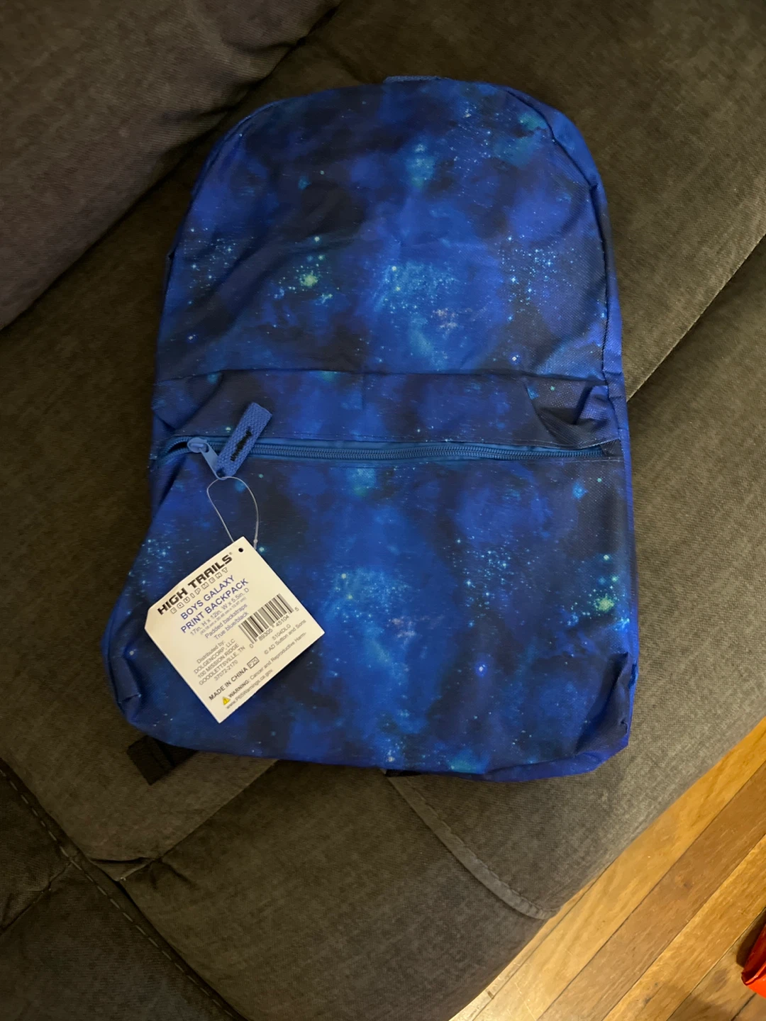 High Trails Boys Galaxy Print Backpack