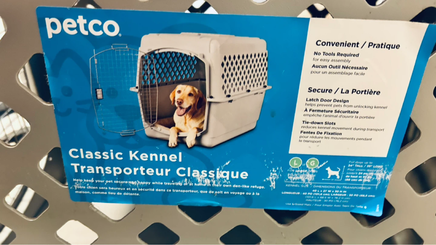 Petco Classic Kennel Large Dog Crate Carrier – 40” x 27” x 30” - photo 4