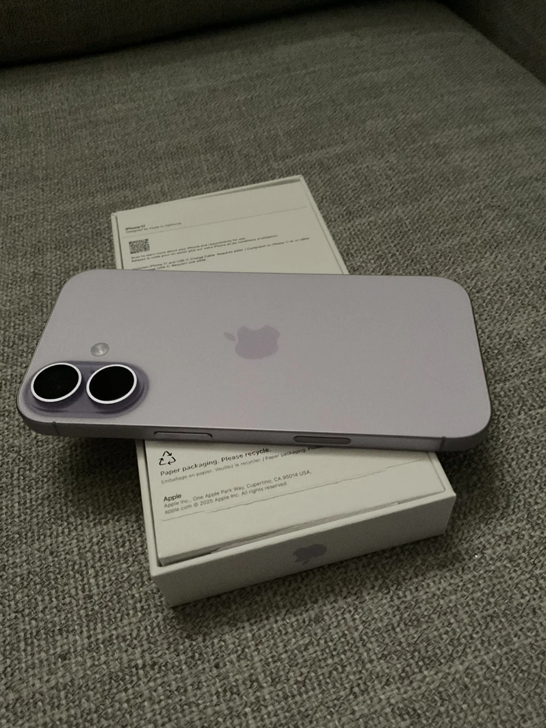 📱 iPhone 17 – Lavender | 256GB | Like New - photo 4