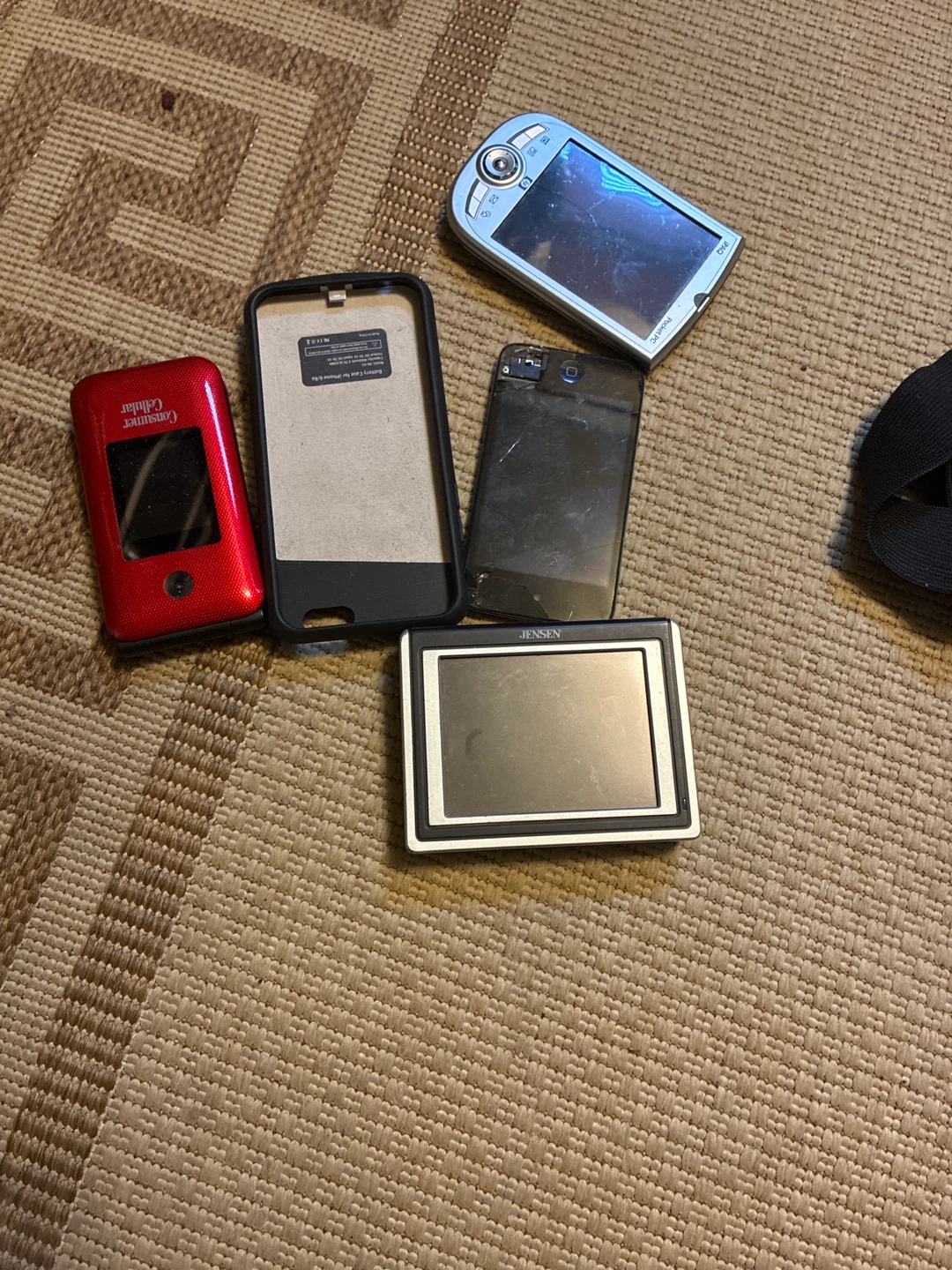 Assorted Used Electronics - PDA, Cell Phone, GPS