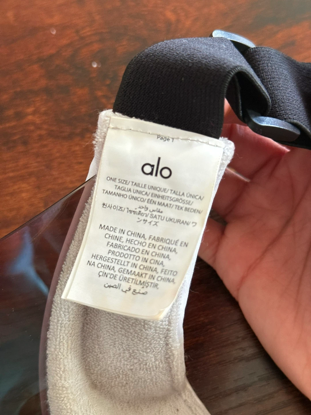 ALO White & Iridescent Visor - photo 3