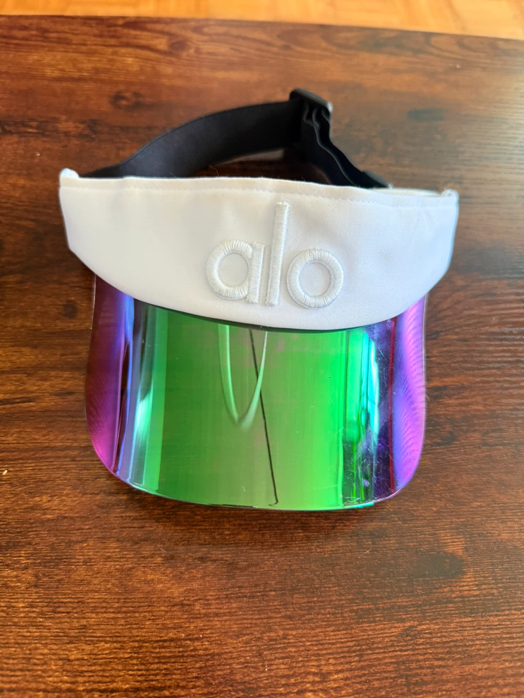 ALO White & Iridescent Visor