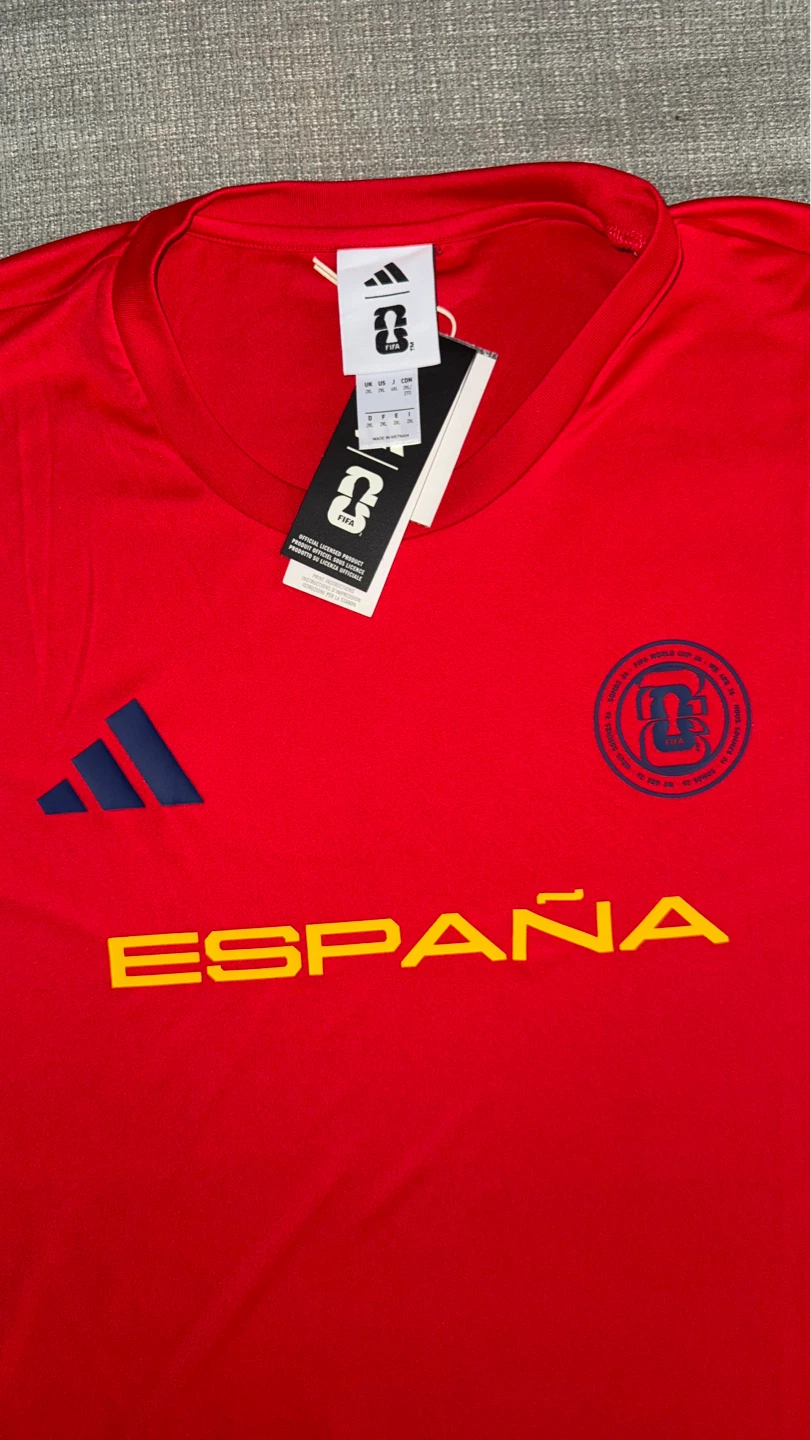 ⚽️Adidas Spain Soccer Jersey Red - photo 2