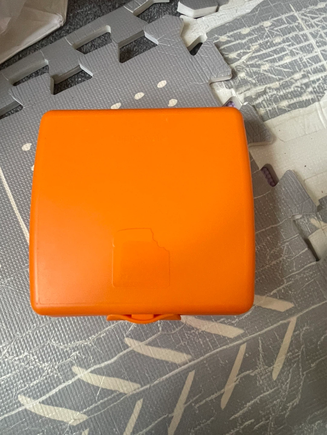⚽️Orange Plastic Container/Lunch Box