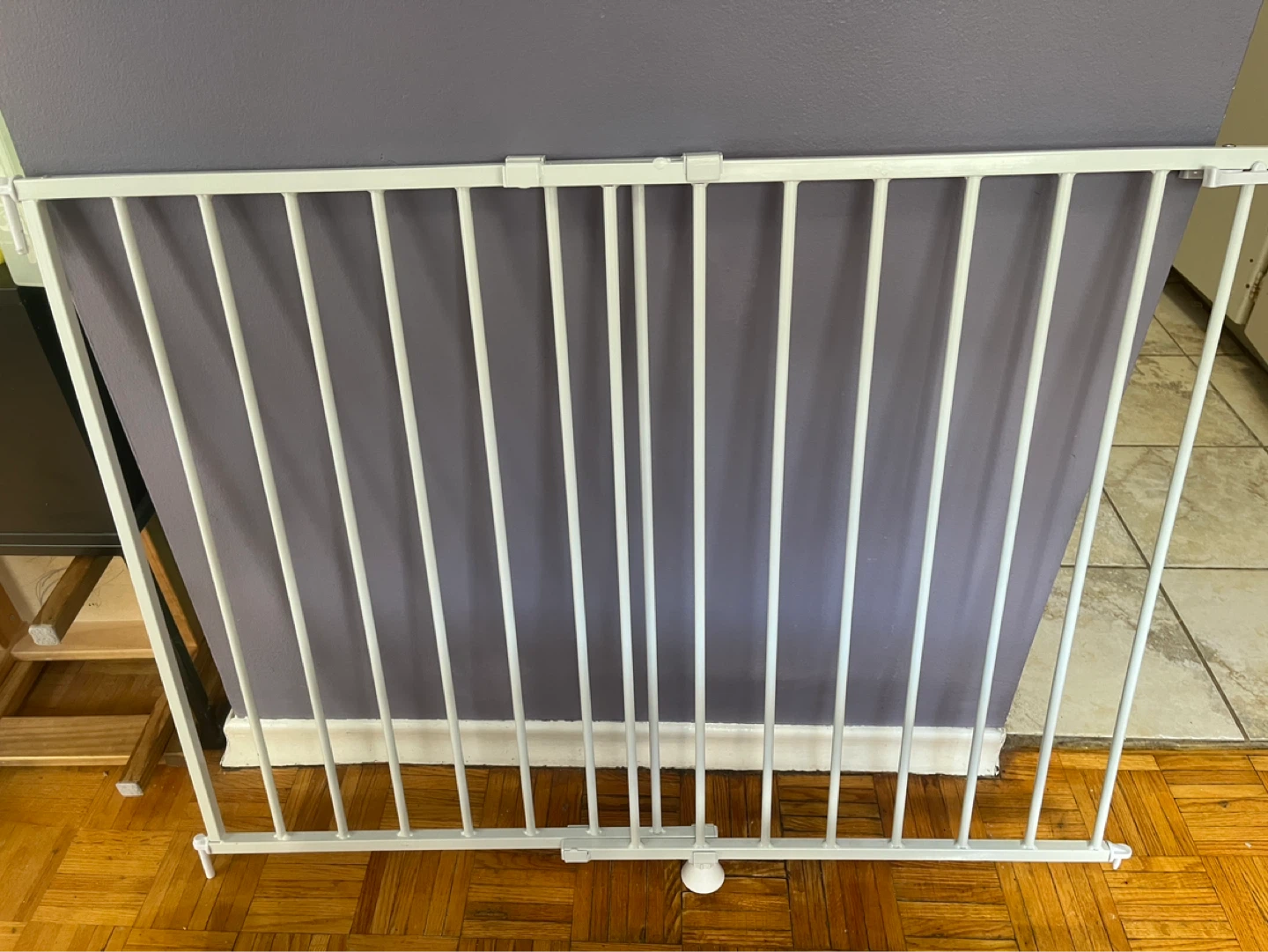 Regalo top of stairs baby gate