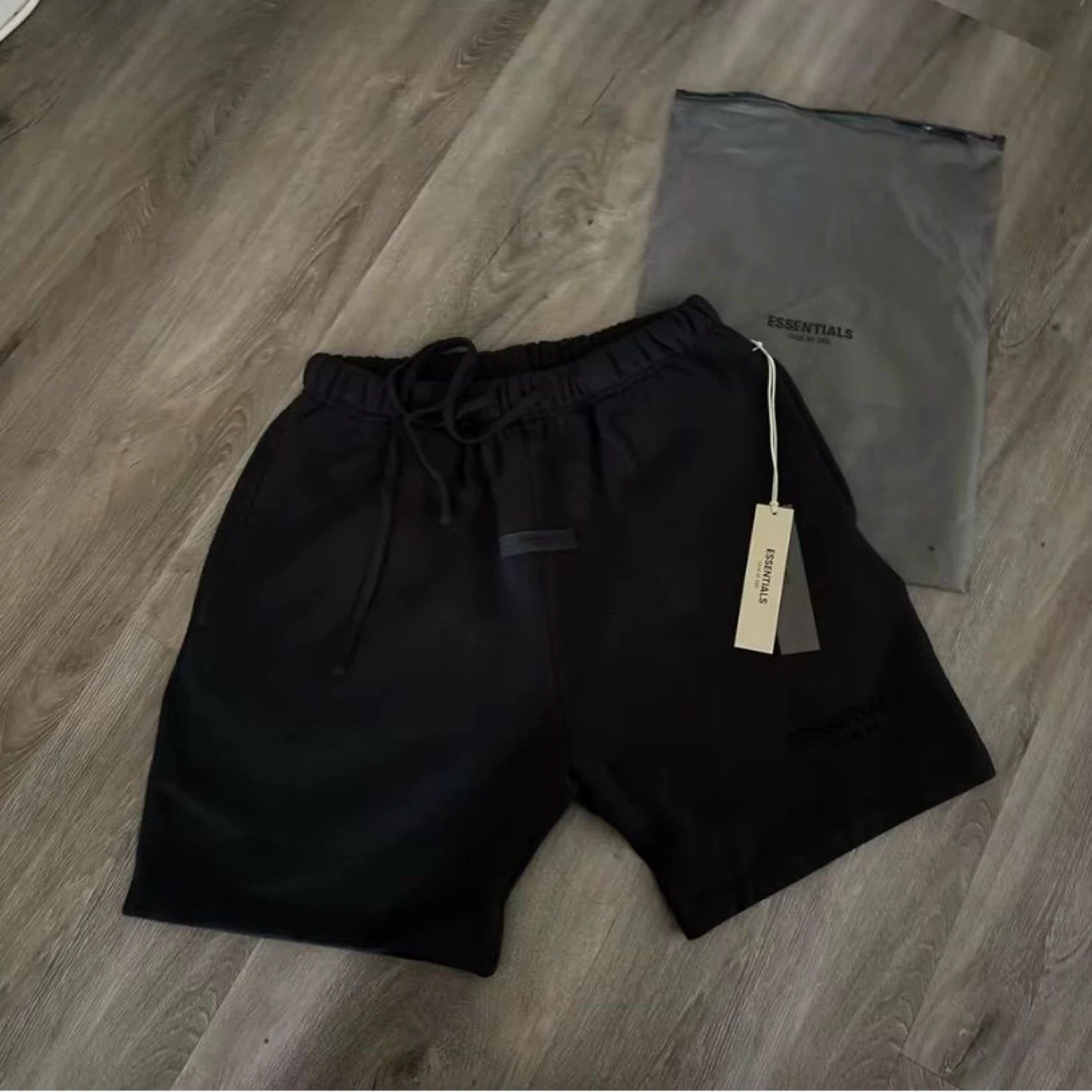 Fear of God Essentials Black Shorts