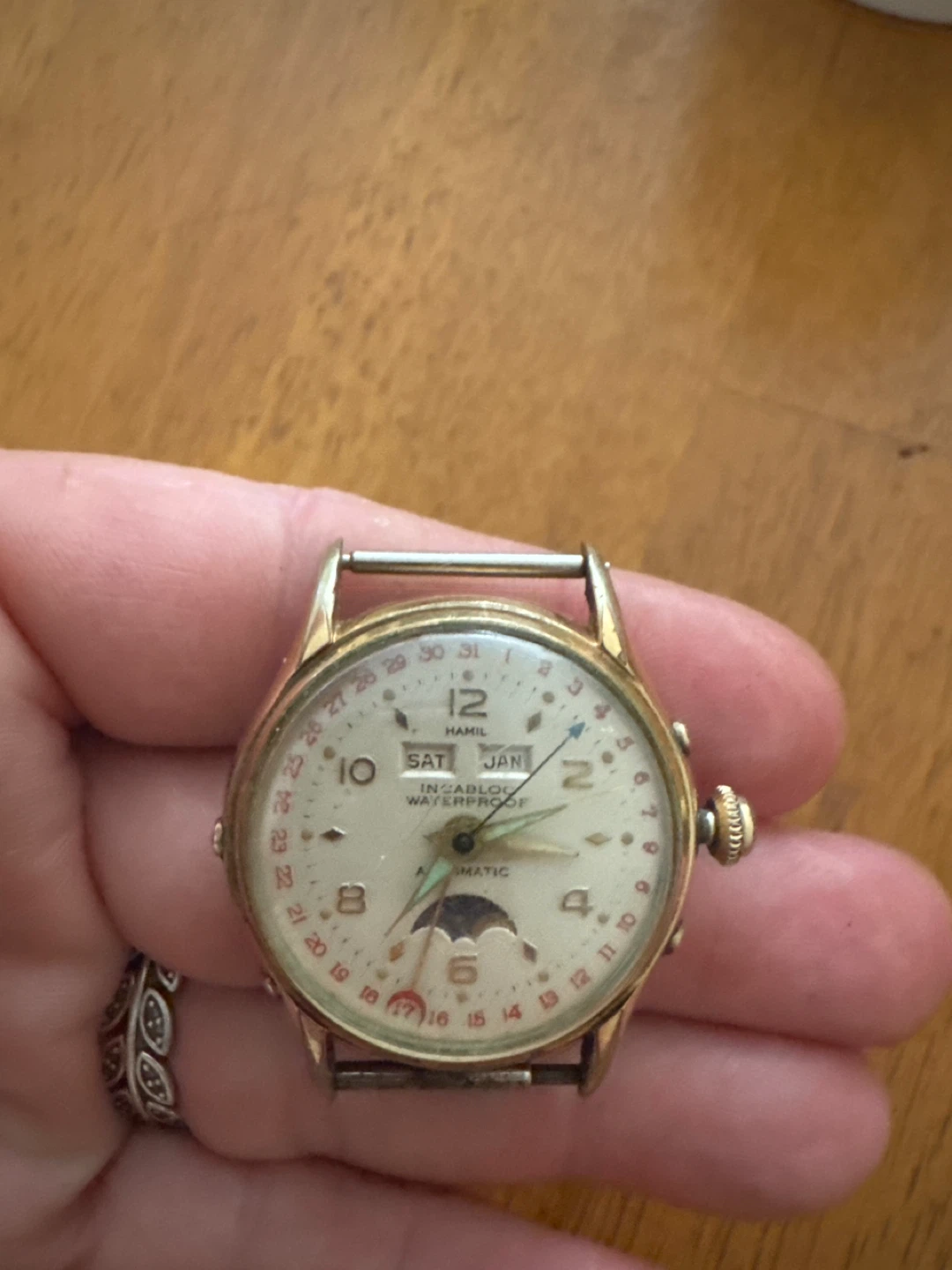 Hamilton Automatic Watch with Day/Date & Moon Phase - photo 3