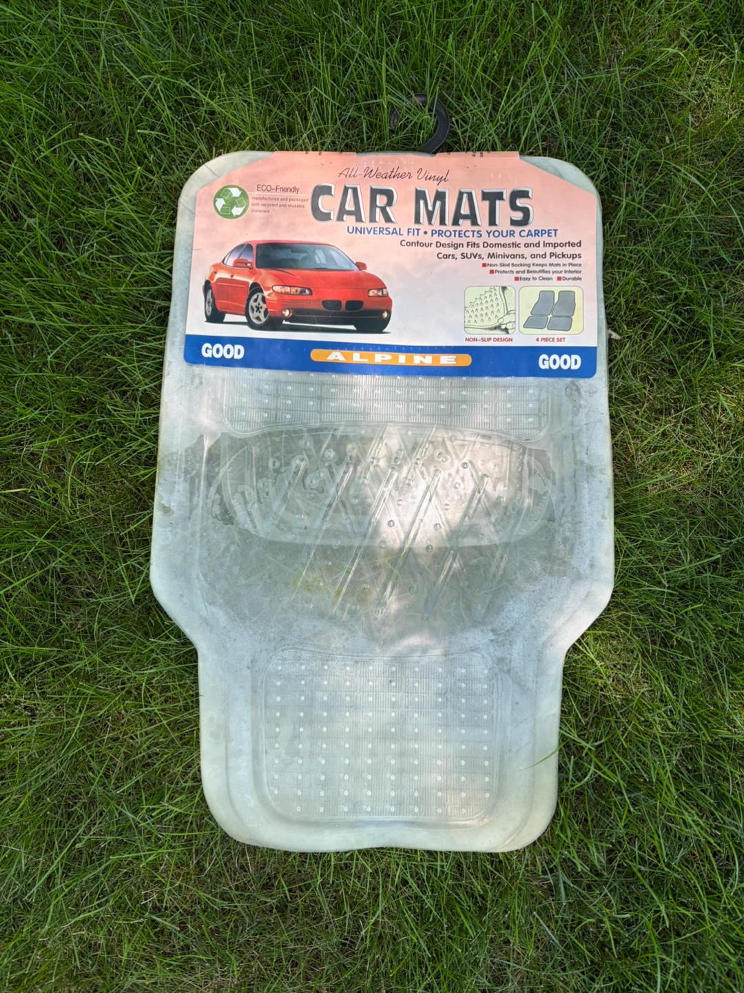 Alpine All Weather Car Floor Mats - 4 Piece Set
