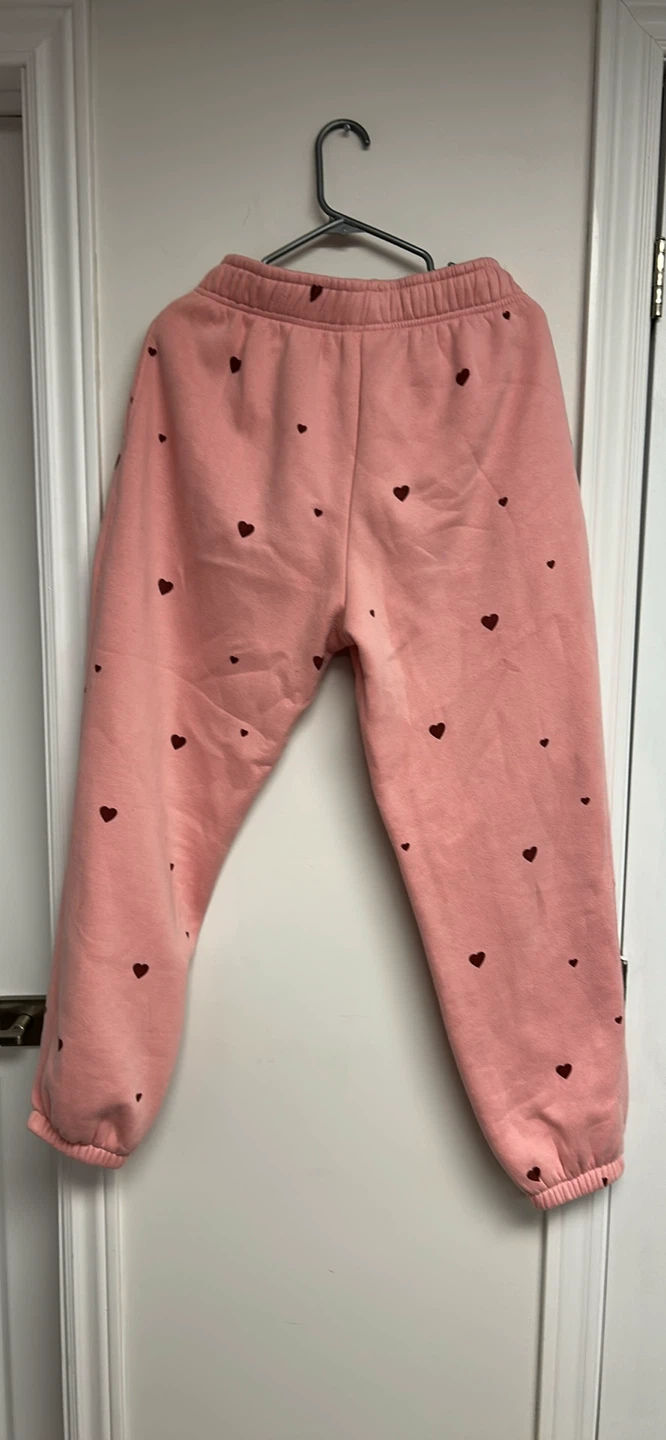 WILO The Label Pink Heart Sweatpants Size M - photo 2