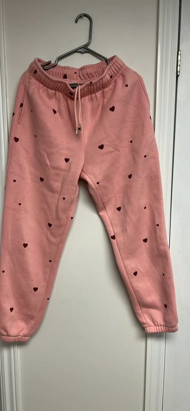 WILO The Label Pink Heart Sweatpants Size M - photo 4