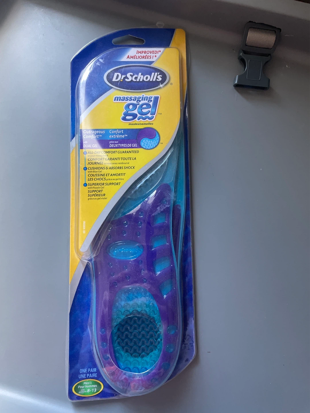 Dr. Scholl's Massaging Gel Insoles Men's Size 8-13. ⚽