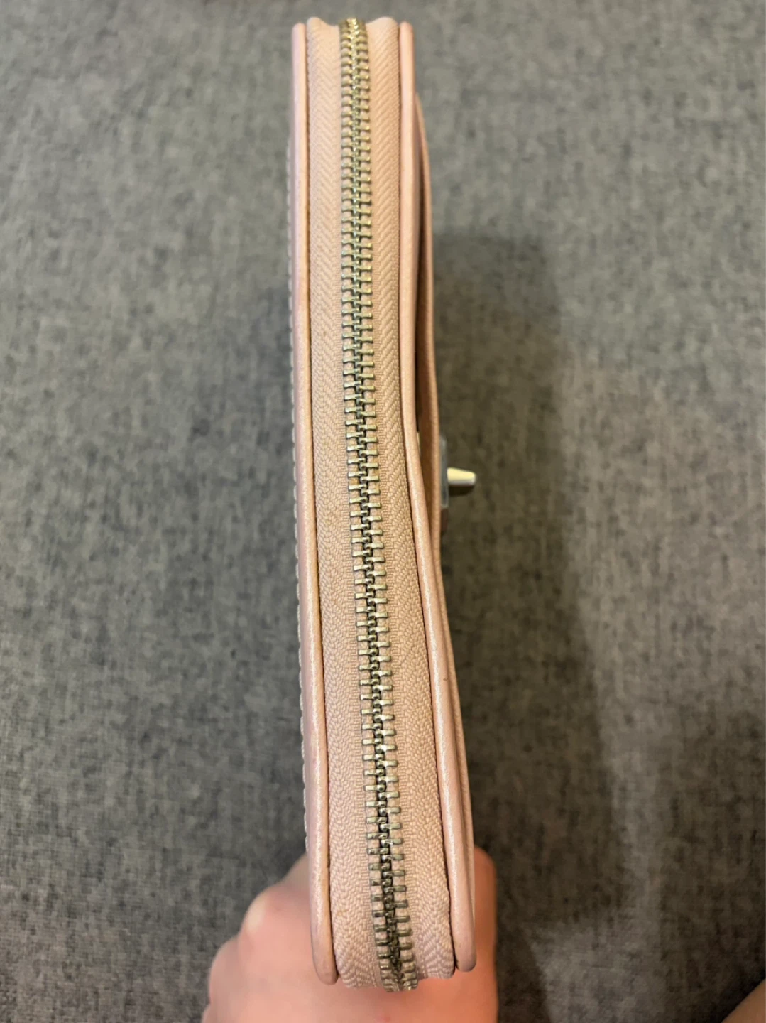 Coach Campbell Turnlock Leather Accordion Wallet - Light Pink - photo 3