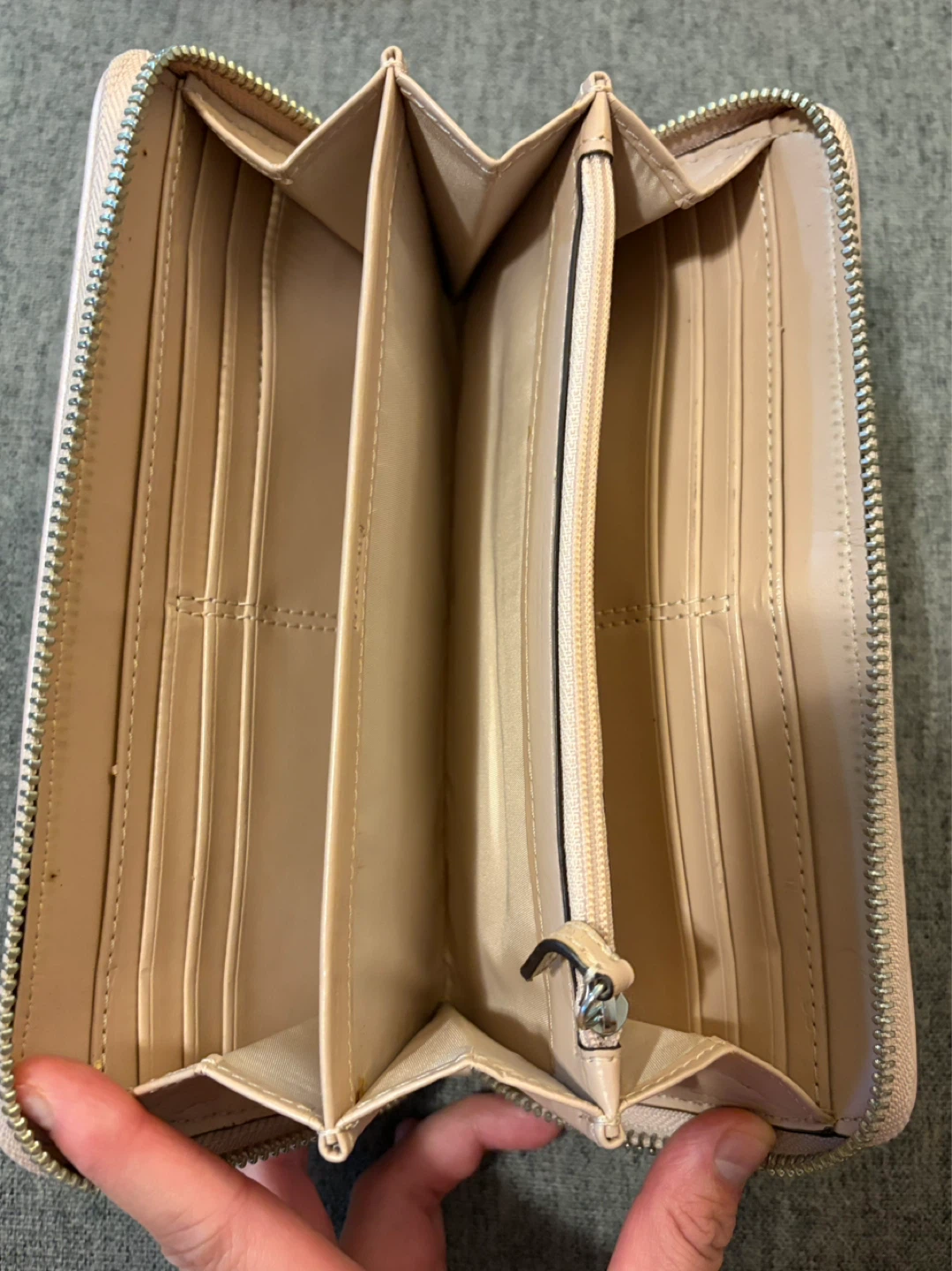 Coach Campbell Turnlock Leather Accordion Wallet - Light Pink - photo 4